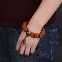 12/16/20 мм 5 Mukhi Rudraksha Mala четки браслет Bodhi Тибетский буддизм Браслет Йога Исцеление молитва Чакры Энергия амулет