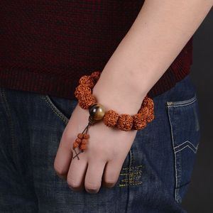 Vòng Tay Mân Côi Mukhi Rudraksha Mala 12/16/20Mm 5 Vòng Tay Phật Giáo Bồ Đề Tây Tạng Bùa Hộ Mệnh Năng Lượng Cầu Nguyện Chữa Lành Yoga - Product Image 3