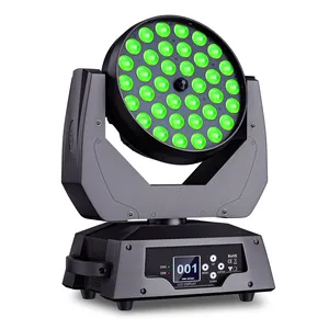 U`King Pro Dj Stage Light 36Pcs lamp beads Wash Moving Rgbw For Dj Bar Nightclub Church Zoom Led Focusing Moving Head Lights