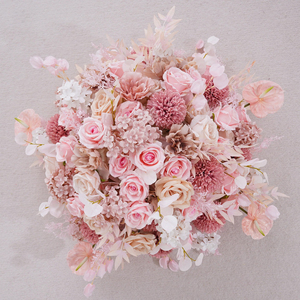 Rosas Rosadas Artificiales de Seda de Lujo, Bolas de Flores de Alta Calidad para Decoración de Pasillos de Boda, Adornos Colgantes para Fiestas y Ceremonias - Product Image 5