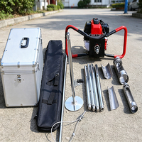 Tarière thermique portable pour l'analyse des sols agricoles