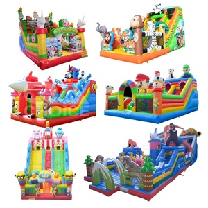 Château gonflable géant Monster Truck personnalisé avec toboggan, pour sauter et faire du saut à l'élastique - Product Image 6