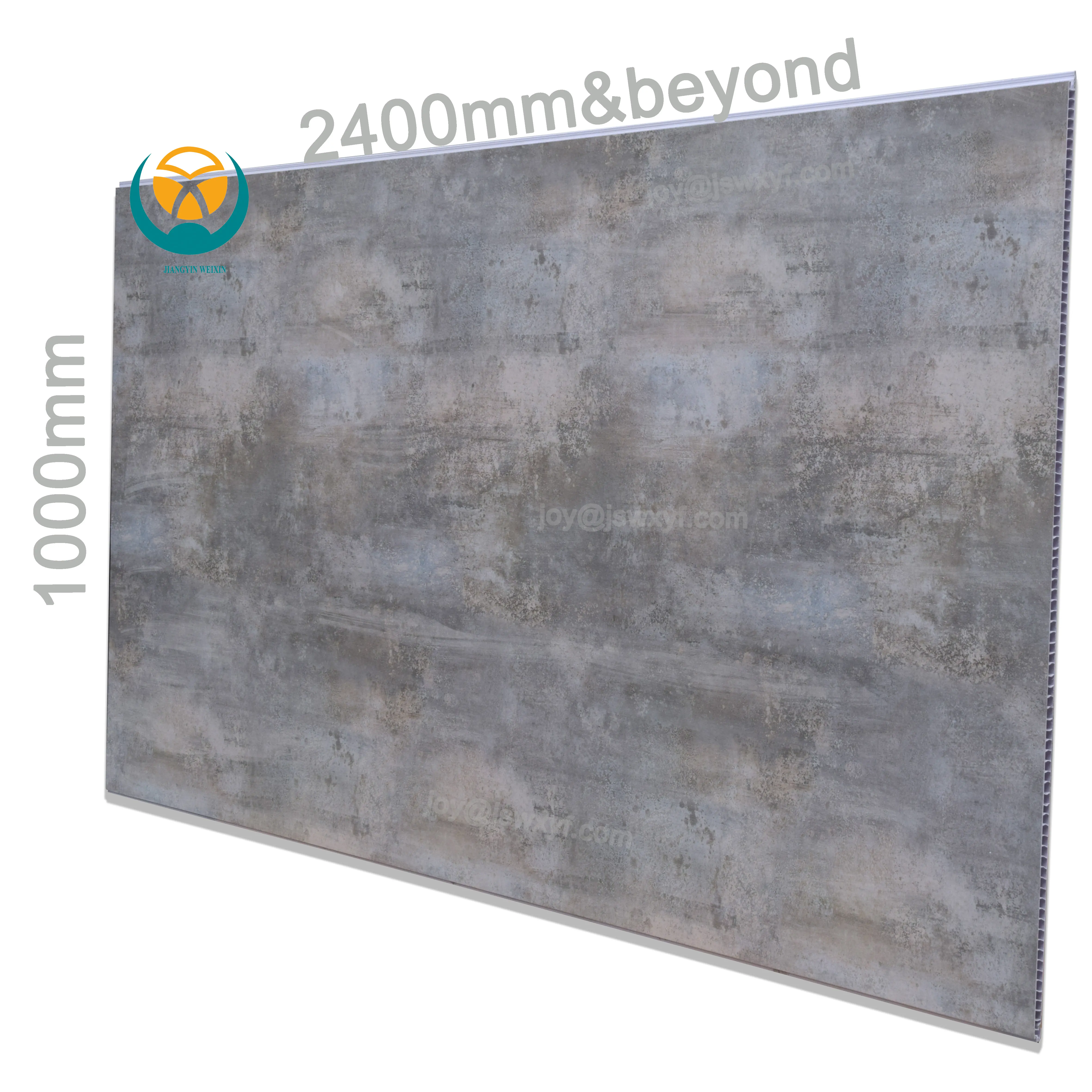 كسوة حائط لغرف الاستحمام مصنوعة من كلوريد متعدد الفينيل مللي متر 1000 ملم × 2400