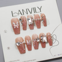 RONIKI Ongles artificiels press-on peints à la main de qualité supérieure, design exclusif personnalisé, ongles faits main, faible MOQ, commerce de gros mondial