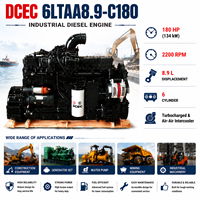 محرك ديزل CUM 6LTAA8.9-C180 C240 C260 C300 C325 C360 بقوة 180-360 حصان، 8.9 لتر، 6 أسطوانات للبناء والتعدين والحفارات ومضخات المياه