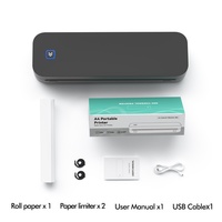 Imprimante thermique sans encre portable A4, directe d'usine, pour la maison, le bureau, les étiquettes, les reçus, imprimante sans encre WiFi