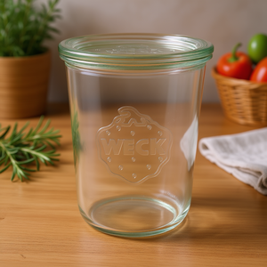 Pot à conserves Weck 0,5L en verre avec couvercle pour le stockage des aliments - Product Image 3