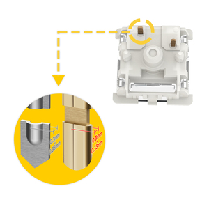 2023 mới đến Gateron <span class=keywords><strong>G</strong></span> Pro 3.0 màu vàng KS-9 tuyến tính 3 pin 5 Pin 50g RGB SMD chơi game cơ khí tự làm Hotswap bàn phím chuyển đổi - Product Image 3