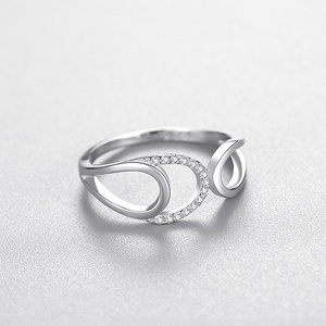 Ada Jewelry - Bagues pour femmes - Design populaire INS - Argent véritable 925 plaqué rhodium - Bagues pour femmes - Product Image 3