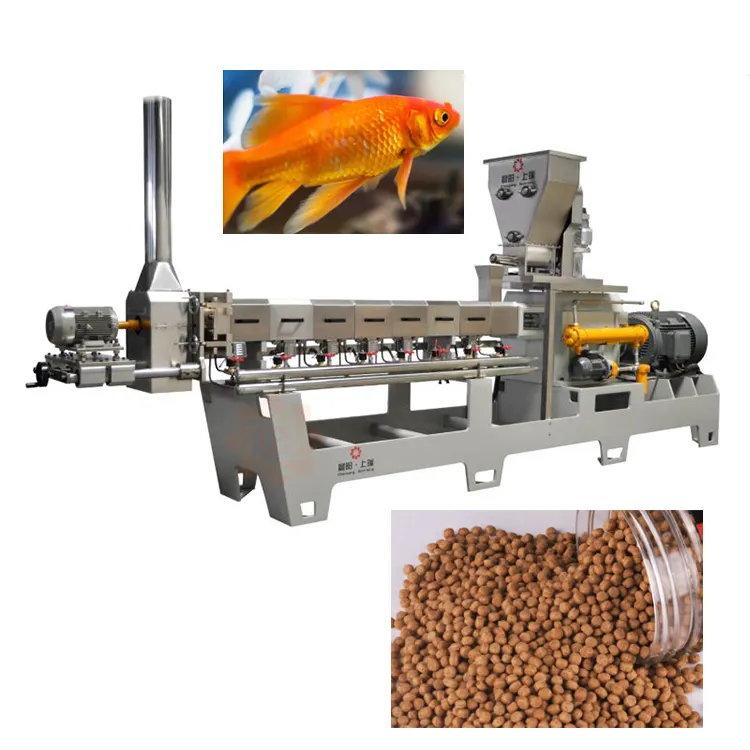 Cheap price automatic production floating fish feed making plant