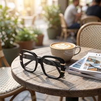 Lunettes optiques en acétate de haute qualité, monture intégrale, anti-lumière bleue, verres correcteurs carrés pour le bureau, le travail sur ordinateur, hommes et femmes