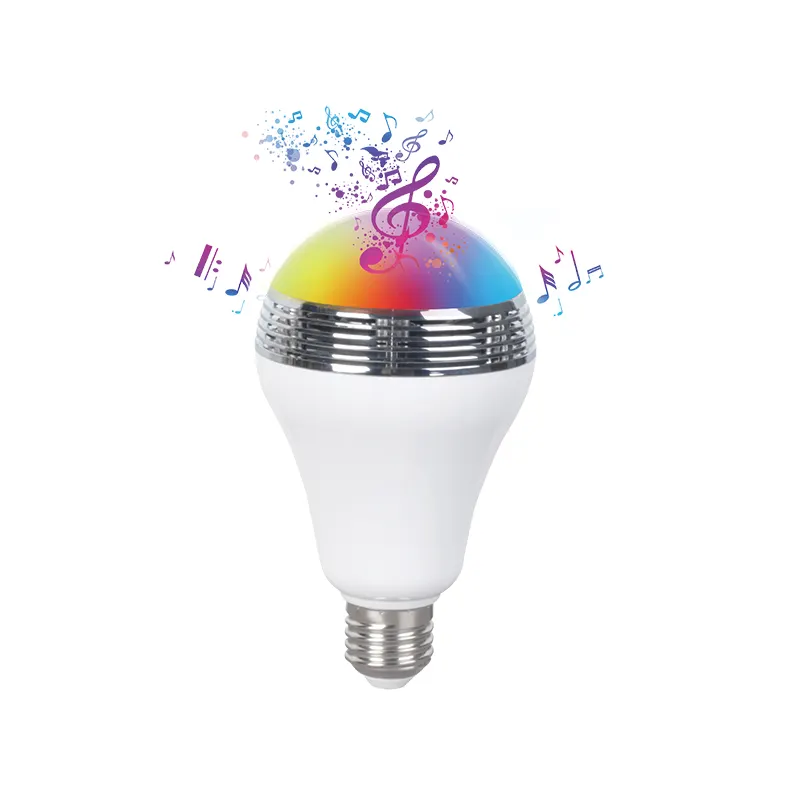 Wireless colorful stage music E26 smart blue&tooth music LED bulb light