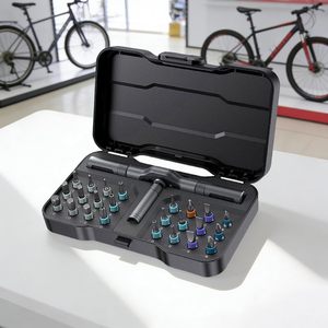 Juego de Destornilladores de Trinquete Multifuncional Profesional 24 en 1 con Mango en T, Puntas S2 con Punta Magnética para Reparaciones Domésticas y Bricolaje - Product Image 1