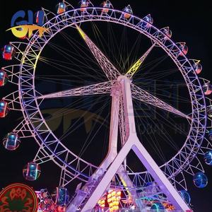 <span class=keywords><strong>Grande</strong></span> <span class=keywords><strong>roue</strong></span> géante innovante de 50m avec cabines sphériques innovantes, parfaites pour les parcs pittoresques et les attractions urbaines à vendre - Product Image 3