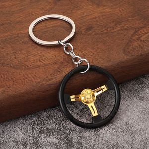 Creative Fashion Auto Part Stainless Steel Lightweight Carabiner Keychain Mini Turbo Gear Hub Keyring Brake Disc Shock Absorber - Product Image 2