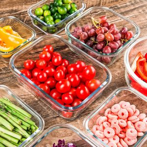 New Design Multifunctional Meal Prep Containers Bpa Free <b>Glass</b> Food Container Leak Proof Lunch <b>Box</b> With <b>Glass</b> Lid - Product Image 4