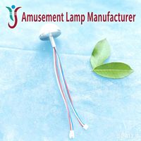Lumière LED programmable RGB 48 mm, étanche, en forme de champignon, pour parc d'attractions, grande roue, décoration de Noël
