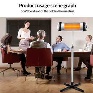Nouveau style de chauffage infrarouge électrique portable d'extérieur avec télécommande - Product Image 3