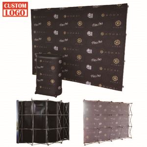 Système de bannière publicitaire magnétique léger en aluminium pour salons professionnels, avec tailles personnalisées et présentoir de magasin - Product Image 1