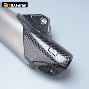 Silencieux d'échappement universel en acier inoxydable NKL 51MM personnalisé avec logo laser, nouveau, adaptable/upgrade pour <span class=keywords><strong>AK</strong></span> <span class=keywords><strong>R1</strong></span> Er6n Sv650 Z800 - Product Image 5