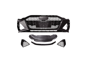 Kit Carrozzeria Auto Facelift Paraurti Anteriore con Griglia a Nido d'Ape Adatto per <span class=keywords><strong>Audi</strong></span> <span class=keywords><strong>A6</strong></span> S6 C6 Aggiornamento a RS6 <span class=keywords><strong>2019</strong></span> Parti Anteriori - Product Image 5