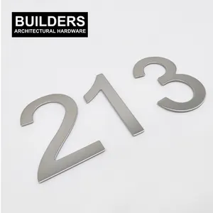 High Quality Stainless Steel Outdoor Metal House Number Plate Door Number Plate