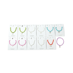 Pulsera Elástica de Cuentas de Acero Inoxidable Angelina, Juego de 12 Piezas, Estilo Lindo Unisex, Joyería de Moda, Regalo - Product Image 4