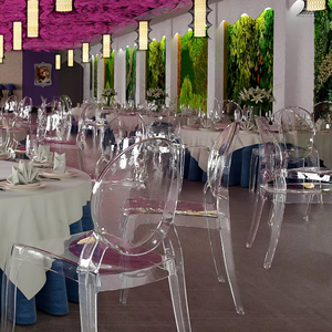 Wholesale Factory Transparent Clear <strong>Resin</strong> Transparent Crystal Wedding <strong>Chair</strong> Acrylic Plastic Banquet <strong>Chair</strong> for Events - Product Image 4