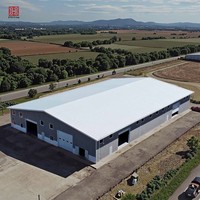 Entrepôt industriel en structure métallique préfabriquée ZTSS, bâtiment métallique moderne avec certification CE et dimensions personnalisées