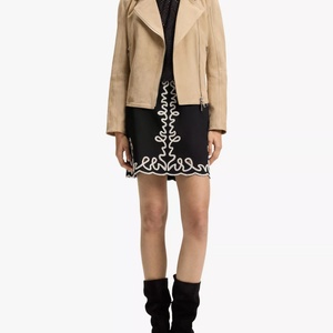 Minifalda de Verano Estilo Bohemio para Mujer, con Bordado Elaborado, Corte en A - Product Image 2