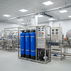 Système d'osmose inverse industriel à prix d'usine, station d'épuration des eaux usées, pompe haute performance <span class=keywords><strong>anti</strong></span>-salissure 1000L/heure, certifié CE - Product Image 1