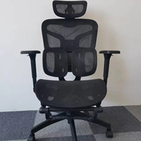 Fauteuil de bureau ergonomique moderne 2025 en tissu maillé intégral avec appui-tête réglable et fonction pivotante – Le moins cher