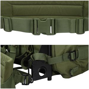 3-Day Assault Pack <b>Backpack</b> Unisex Molle System Tactical <b>Backpack</b>, External Frame Anti-theft Waterproof <b>Black</b> <b>Backpack</b> - Product Image 5