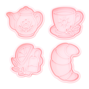 Serie di tè pomeridiano fai da te stampo per biscotti stampato cartone animato 3D Croissum strumento di cottura e pasticceria - Product Image 5