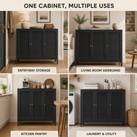 Armoire de rangement moderne en métal fin avec portes à persiennes, étagères réglables, meuble à chaussures pour entrée, couloir, mobilier de maison