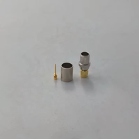 Conector Coaxial RF SMA Macho de Crimpado para Cable RG213