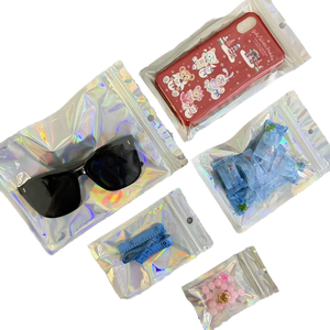 Bolsas de Embalaje con Cierre Hermético Personalizadas con Impresión, Bolsas de Mylar con Cierre, Bolsas Holográficas con Láser, Bolsas con Cierre Vertical, Bolsas de Papel de Aluminio Termosellables <span class=keywords><strong>para</strong></span> Dulces - Product Image 1