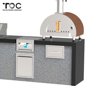Extérieur Commercial Cuisine Allumage Automatique Combinaison Four À <span class=keywords><strong>Pizza</strong></span> Intégré <span class=keywords><strong>Barbecue</strong></span> - Product Image 2