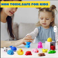 Jouets sensoriels souples personnalisés en slime à presser pour enfants de 5 à 7 ans, adaptés à l'autisme, en EVA, lot aléatoire de 25 pièces
