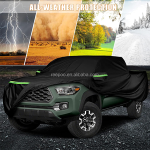 Housse de protection imperméable toutes saisons pour camion et voiture avec porte zippée, anti-neige, anti-pluie, anti-poussière, anti-grêle, compatible 2005-2025 - Product Image 1