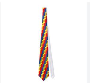 Corbata de Poliéster con Diseño de la Bandera Nacional de <span class=keywords><strong>Andorra</strong></span>, Personalizada y Plisada, para Hombres de Negocios - Product Image 1
