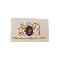 Étiquettes de vêtements personnalisées en gros, en satin tissé, avec logo de marque imprimé, à coudre sur les vêtements, les chemises, les chapeaux, les sacs, les vestes