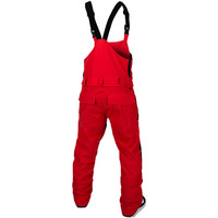 Pantalon à bavette résistant au feu de couleur rouge 10oz Frc Overall pour unisexe