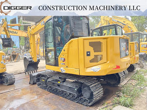 2022 pour Cat 307.5 Mini pelle sur chenilles de haute qualité 90% nouveau 7.5 tonnes bas prix avec composants de base pompe moteur moteur engrenage Ja - Product Image 2