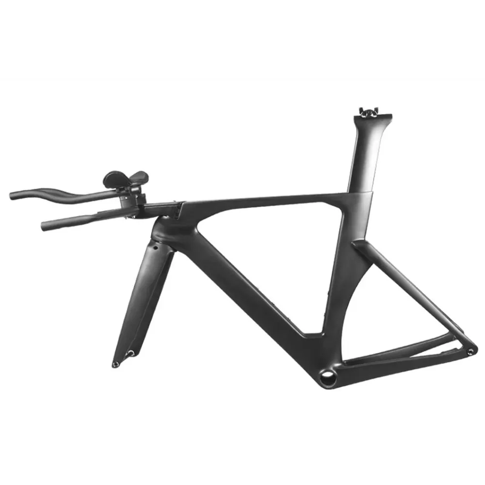 Carrowter Triathlon Racefiets Carbon Frame Tt Fiets Frames Snelheid Fiets Frames Schijfrem T1000 Racefiets Frameset Custom Logo