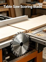 Lame de scie à rainurer 120 mm 24T pour scie à table coulissante, lame de coupe pour panneaux de menuiserie, options de trou de fixation 20 mm/22 mm