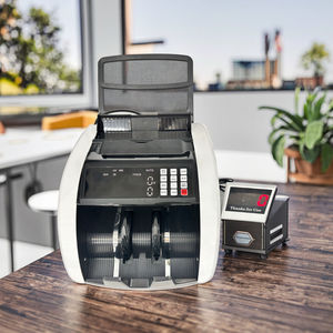 Multi-Währungen Batterie Option Bill Counter Maschine USD/EUR/<span class=keywords><strong>INR</strong></span> Cash Detector Effizienter Geld zähler - Product Image 3