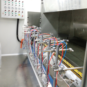 Dây chuyền sản xuất sơn phun sơn UV cho mỹ phẩm chai nhựa thủy tinh quay băng tải IR sấy PLC bơm lõi tự động - Product Image 3