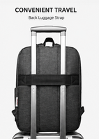 Sac à dos pour ordinateur portable grande capacité, imperméable, avec fermeture éclair, en polyester, pliable, sac à bandoulière tendance, grande capacité