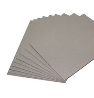 Carton compressé gris de 1 mm, 2 mm, 3 mm d'épaisseur, feuilles grand format, carton solide, matériaux recyclés, commandes personnalisées acceptées, robuste